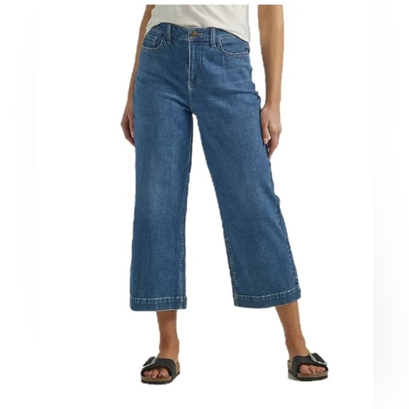 Lee Denim - NWT, Lee Legendary High Rise Wide Leg Crop Jean, Sz 8